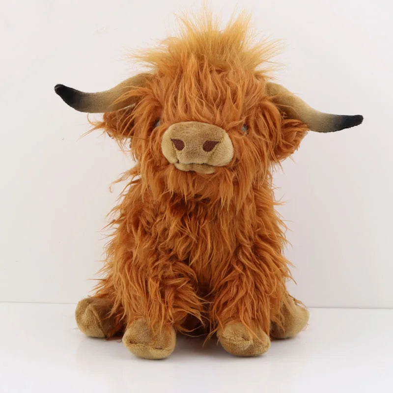 25cm Highland Cow Plush Animal