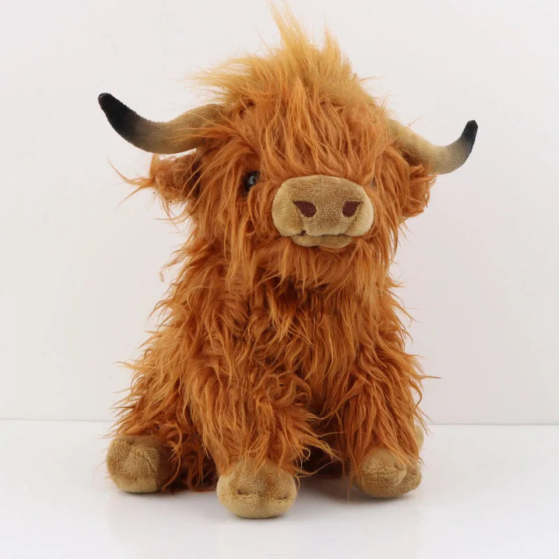 25cm Highland Cow Plush Animal