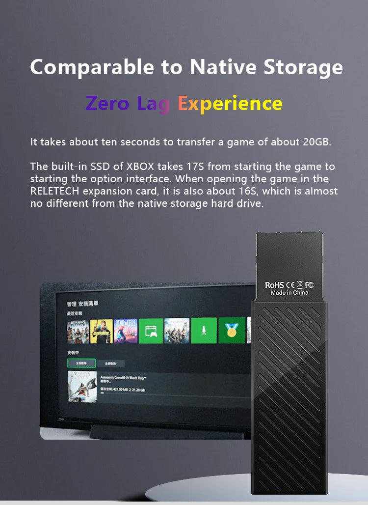 Expansion Card Xbox Series S/X Storage 1TB 2TB External Gen 4.0