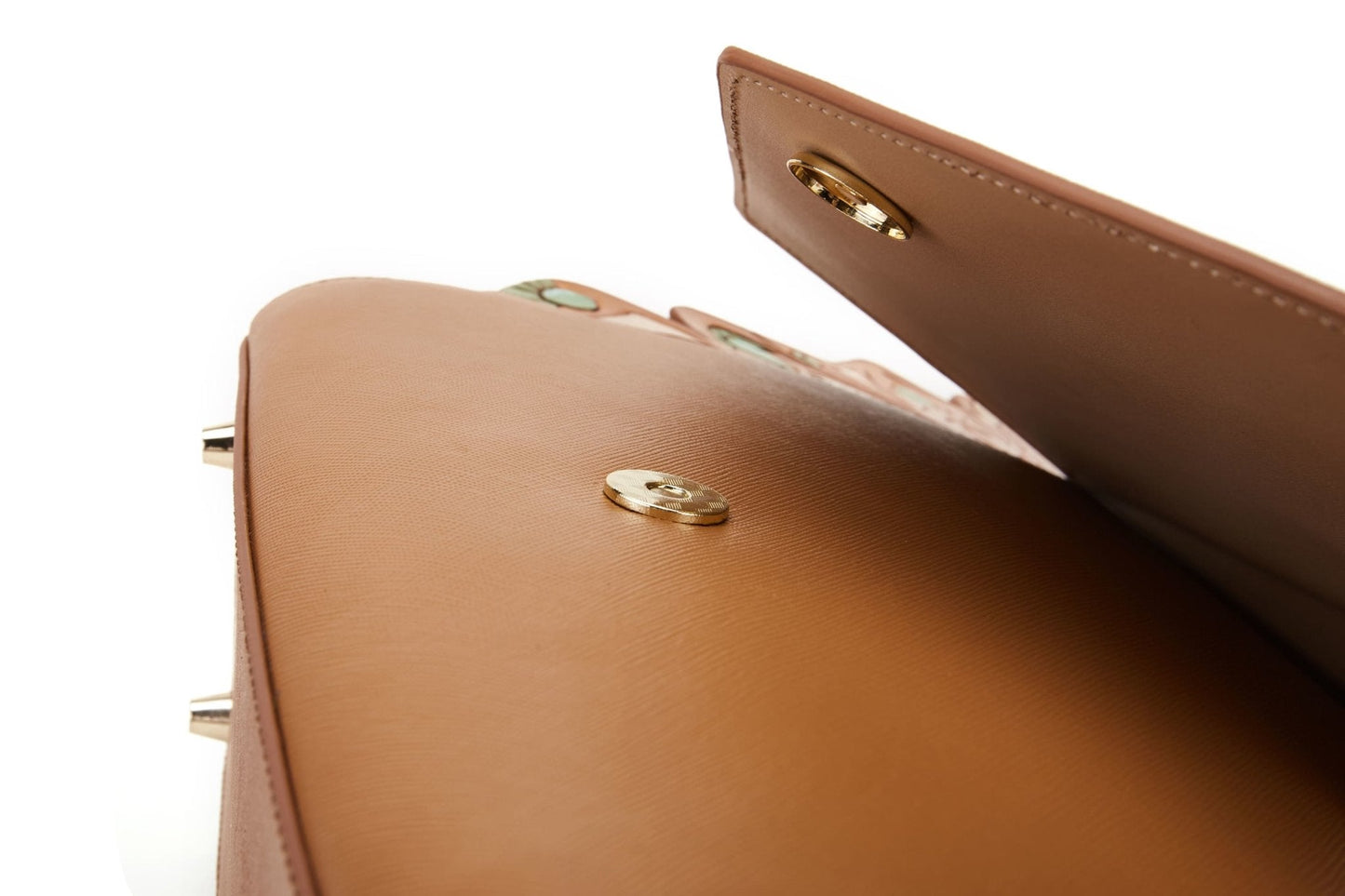 “Seraphim” Dual Winged Brown Purse