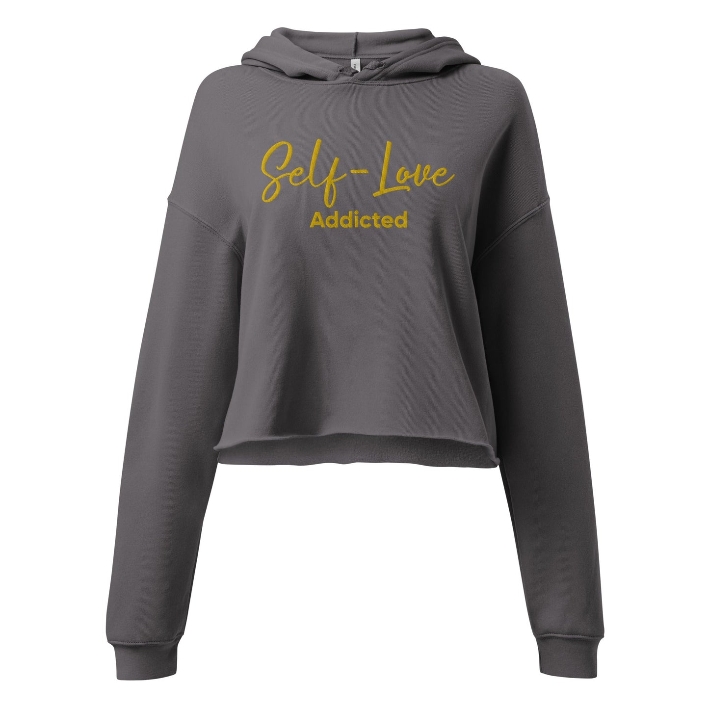 Crop Hoodie - Self Love Addicted EMBROIDERY